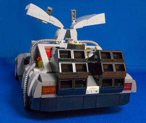 DeLorean Zeitmaschine (von hinten)