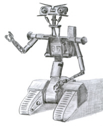 Johnny 5 sketch Johnny 5 sketch
